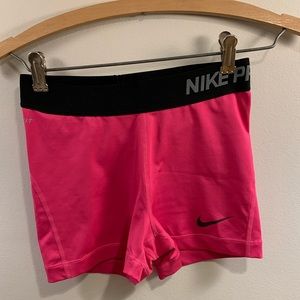 Pink Nike Pro spandex!